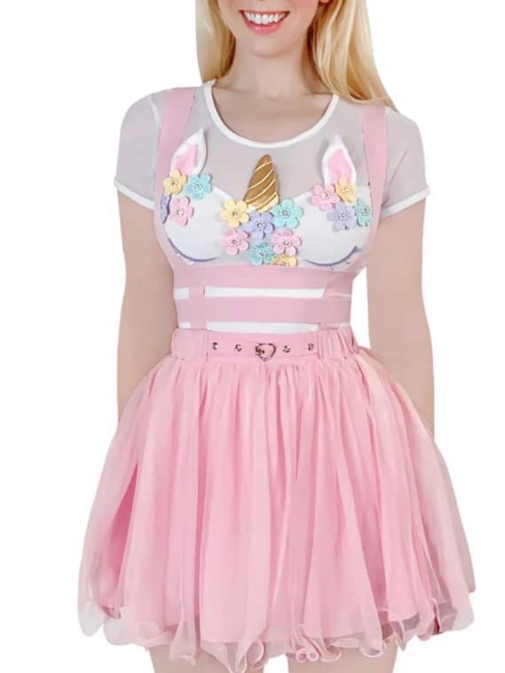 LFB Heartbreaker Suspender Skirt